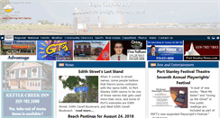 Desktop Screenshot of portstanleynews.com